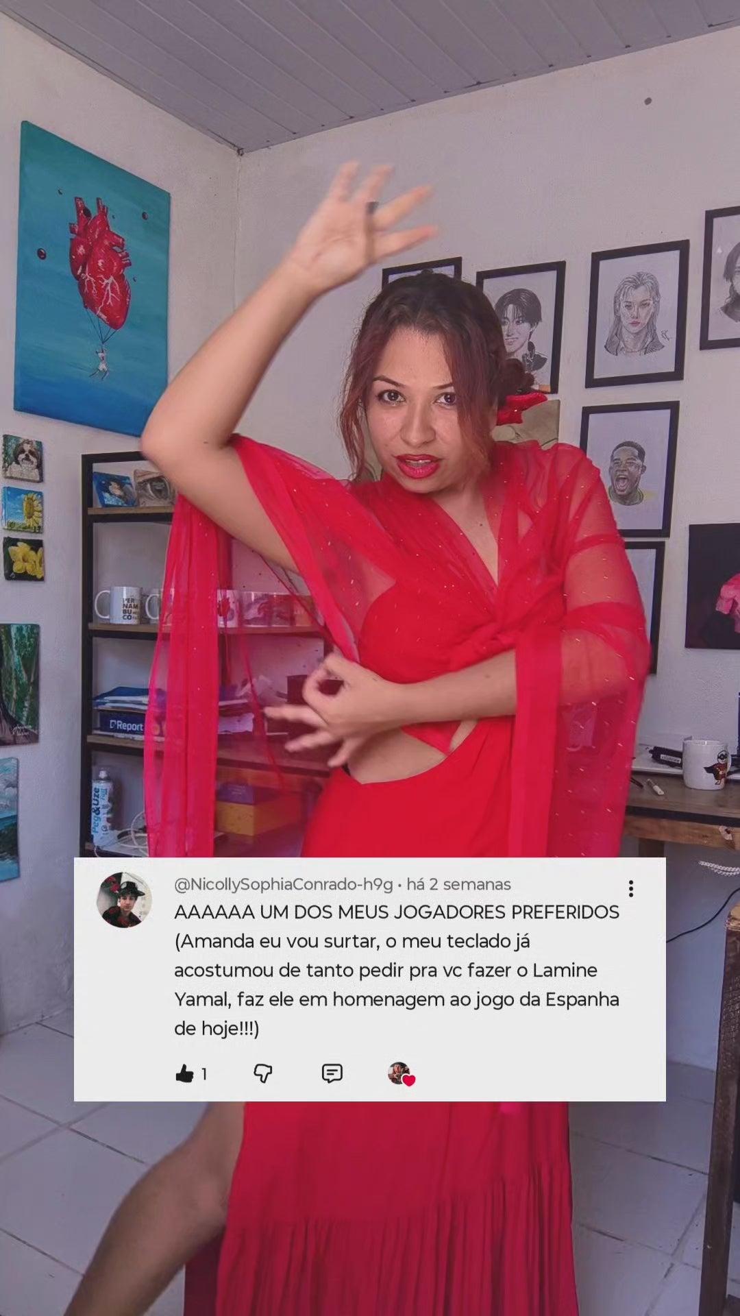 Lamine Yamal | Desenho Realista do Canal Amanda Pacifico