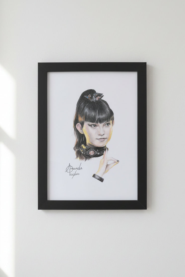Suzuka do Babymetal | Desenho realista do Canal Amanda Pacifico