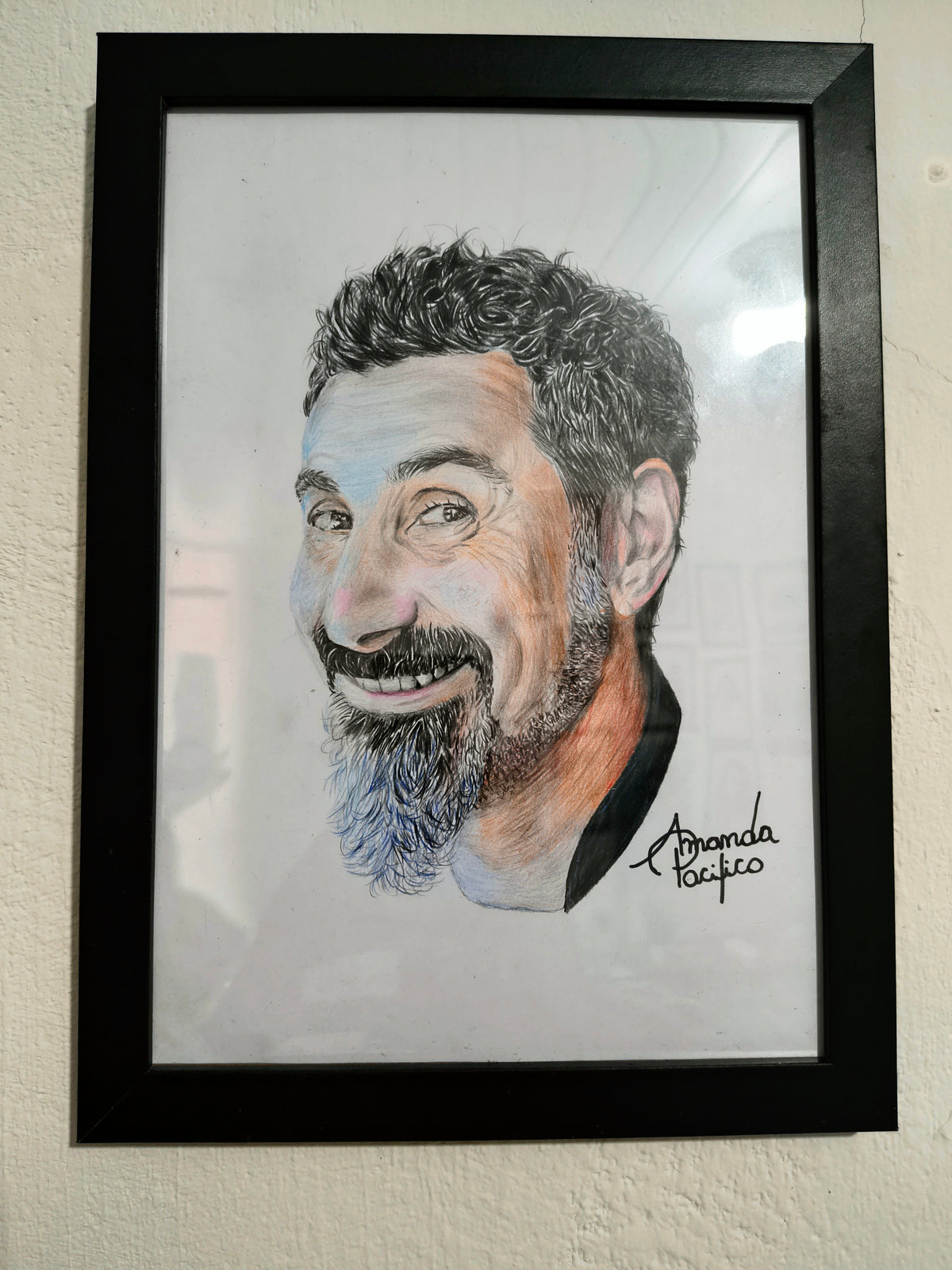 Serj Tankian | Desenho Realista do Canal Amanda Pacifico