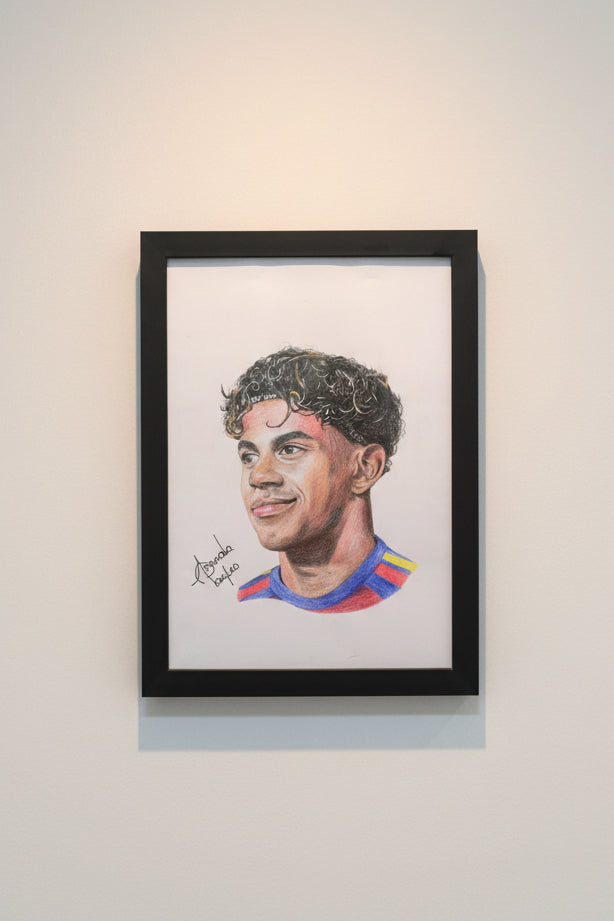 Lamine Yamal | Desenho Realista do Canal Amanda Pacifico