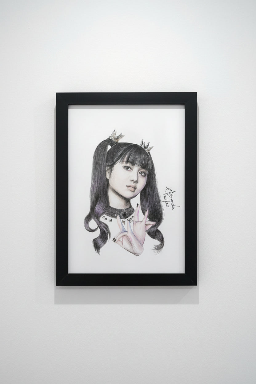 Moa do Babymetal | Desenho realista do Canal Amanda Pacifico